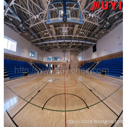 JY-750 basketball bleacher retractable seat plastic bleacher seats